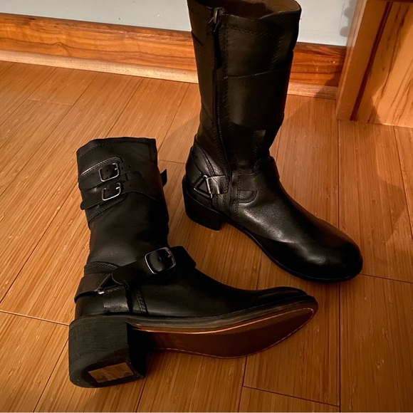 🔥HP! 🥂🍾👏🔥GEEWAWA 🔥 Fab NEW Moto Boots — Size 6. Leather **VERY RARE & SO COOL ⭐️ - Picture 14 of 14